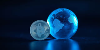 Kryptovaluta afbildet som en del af de bredere finansmarkeder globalt