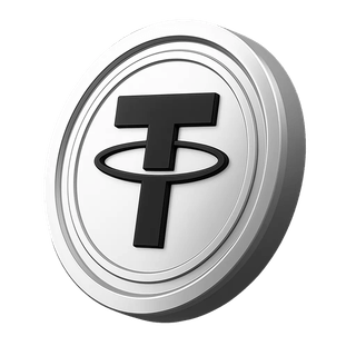 Kontooplysninger med Tether USDT-mønt i afsnittet
